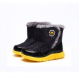 Little yellow duck children's shoes, winter boys, infants, young children, snow boots, warm and comfortable, middle snow shoes