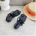 Fashion split-toe sandals trotters wild one-line buckle chunky heel women's shoes 961-2