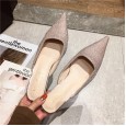 Spring women's pointed head wear thin heeled Muller Baotou half drag OL dress catwalk shoes tide