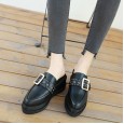 Semi-slipper women wear new spring and summer thick bottom Baotou without heel lazy wedge heel height increase muffin