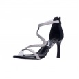 Summer new high-heeled versatile hollow open toe transparent sexy cool dress female nightclub shoes