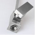 304 stainless steel kitchen basin mixing faucet square flat tube sink kitchen hot and cold faucet bathroom
