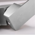 304 stainless steel kitchen basin mixing faucet square flat tube sink kitchen hot and cold faucet bathroom