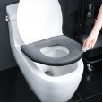 Toilet seat cushion with handle plush in winter toilet seat cover cushion with zipper