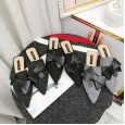 New style bow knot pointed hemp baotou half drag flat shoes wear lazy shoes