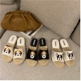 Summer new Roman hemp woven flat bottom fisherman open-toed lazy beach tide female half slippers