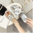 Slippers women's summer new women's shoes fashion marble pattern flat bottom shape outer wear female sandals tide