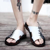 Plus size men's slippers men's beach shoes summer comfortable breathable sandals slippers slippers 38-47 48