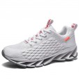 Oversized men's shoes flying woven sports shoes tide shoes men's fish scale casual shoes