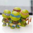 4 Q version of Ninja Turtles car decoration creative car jewelry can do hands decoration toy model doll