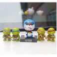 4 Q version of Ninja Turtles car decoration creative car jewelry can do hands decoration toy model doll