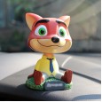 Cartoon rabbit fox shaking his head doll car decoration cute creative car doll car accessories
