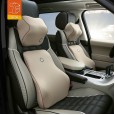 GiGi car bamboo charcoal memory foam head pillow waist pillow set four seasons breathable car neck guard vertebra head pillow