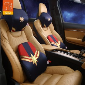 GiGiMarvel car headrest waist on the Avengers memory foam waist pad