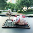 Lucky Cat Car Decoration Creative Diamond Lucky Cat Center Console Decoration Doll Cartoon Car Interior Decoration