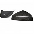 Suitable for Audi carbon fiber modified A3 RS3 S3 true carbon fiber rearview mirror shell cover dry carbon patch
