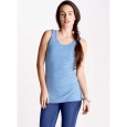 Breastfeeding sleeveless striped T-shirt