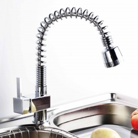 Pull-out faucet shower kitchen washing sprinkler two functions handheld ABS electroplating small shower faucet accessories