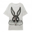 Cartoon sequins short-sleeved t-shirt women's tide spring new loose jacket foreign style bottoming shirt