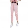 Pants female new summer thin and light straight straight loose super fire cec was thin wild purple jeans tide