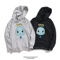 Spring and autumn thin section youth sweater cartoon solid color printing tide brand anime Jenny turtle casual couple sweater