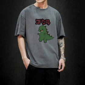 Youth summer printing casual short-sleeved T-shirt male youth fashion comfortable and cute