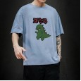 Youth summer printing casual short-sleeved T-shirt male youth fashion comfortable and cute