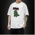 Youth summer printing casual short-sleeved T-shirt male youth fashion comfortable and cute