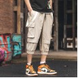 Boys summer cropped pants trendy youth fashion comfortable youth leisure loose leisure