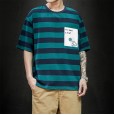 Spring new casual short-sleeved T-shirt youth popular comfortable fashion casual style stripes