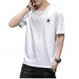 Summer new hooded short-sleeved men's tide brand jacket loose young students handsome T-shirt