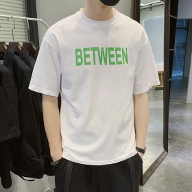 Summer new cotton short-sleeved T-shirt youth leisure comfortable fashion trend wild youth popular