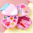 Children makeup cosmetics princess set safety lipstick nail polish stage performance girl toy