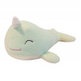 Soft down cotton mythical animal unicorn whale plush toy doll marine animal pillow gift